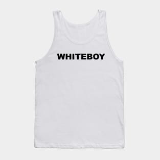 Whiteboy :: Retro 90s Heavy Metal Design Tank Top